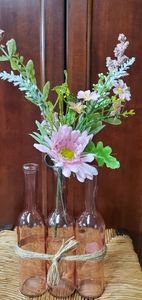 Flowers in Bottle Vase